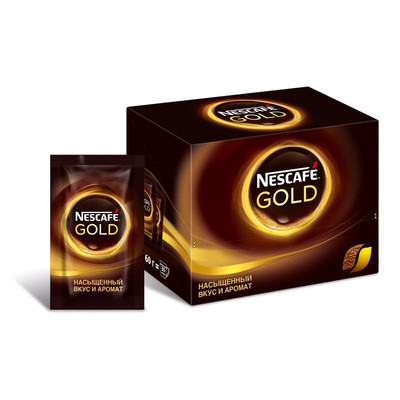 Кофе Nescafe Gold раств.субл. порционный 30шт/уп.