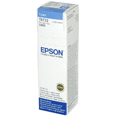 Контейнер с чернилами Epson T6732 C13T67324A гол. для L800