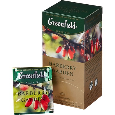 Чай Greenfield Barberry garden барбарис и гибискус,25пак/уп 0710-10