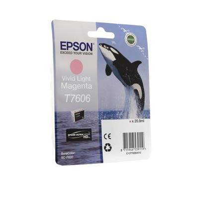 Картридж струйный Epson T760 C13T76064010 св.-пур. для SC-P600