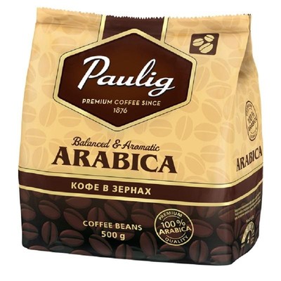 Кофе Paulig Arabica в зернах, 500г