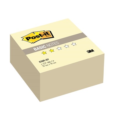 Блок-кубик Post-it Basic куб 636-BY 76х76 паст.желтый 400 л.