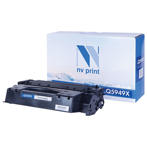 Картридж лазерный HP (Q5949X) LaserJet 1320/3390/3392, ресурс 6000 страниц, NV Print, совместимый