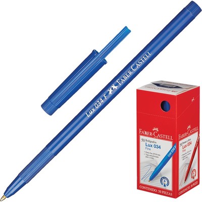 Ручка шариковая Faber-Castell LUX 034 F, 0,5 мм, синяя