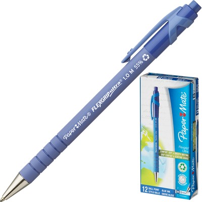 Ручка шариковая PAPER MATE S0190434 Flex Grip автомат. синий 0,8мм