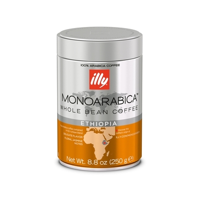 Кофе illy Эфиопия моноарабика в зернах, 250г