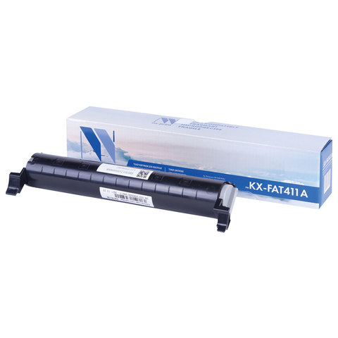 Тонер-картридж Panasonic (KX-FAT411A) KX-MB1900/2000/2020/2030, ресурс 2000 страниц, NV Print, совместимый