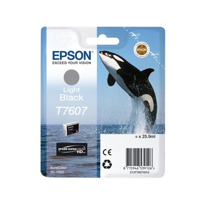 Картридж струйный Epson T760 C13T76074010 сер. для SC-P600