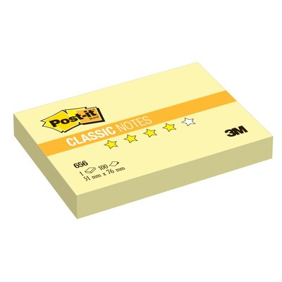 Блок-кубик Post-it 656 51х76 желтая,100л.