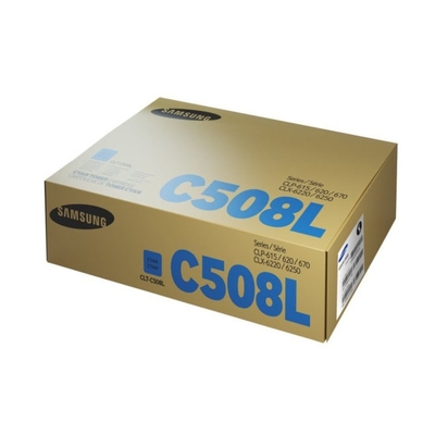 Тонер-картридж Samsung CLT-C508L (SU058A) гол. для CLP-620/670/CLX-6220