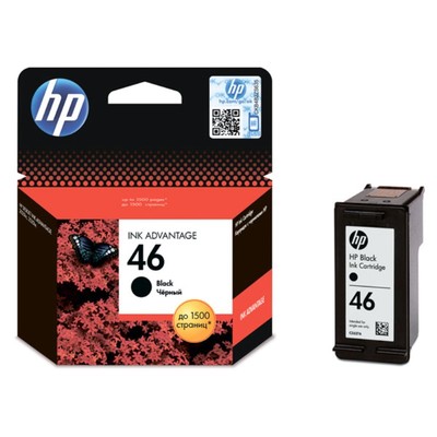 Картридж струйный HP 46 CZ637AE чер. для DJ 2520hc