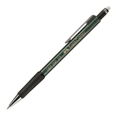 Карандаш механический Faber-Castell GRIP1345,0,5мм,зел.металл