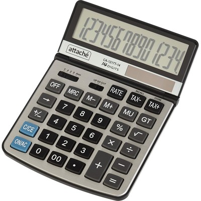 Калькулятор настольный Калькулятор Attache CA-1212T 14 разряд. SET, TAX  регулируемый угол наклона