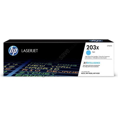 Картридж лазерный HP 203X CF541X гол. для CLJ Pro M254 MFP M280/281