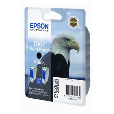 Картридж струйный Epson C13T00740210 чер. для St Photo 1270 (2шт)