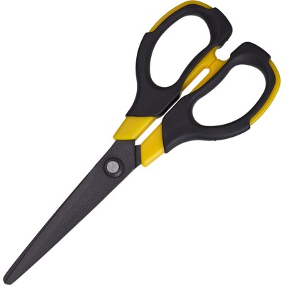 Ножницы Attache Selection Krait Non Stick,170мм, прорезин корп,цв. желт/чер