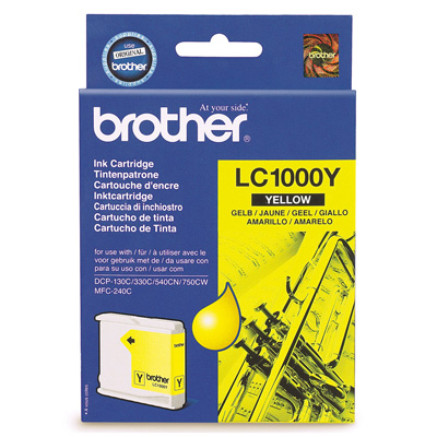 Картридж струйный Brother LC1000Y жел. для DCP130C/330С