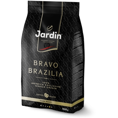 Кофе Jardin Bravo Brazilia в зернах, 1кг