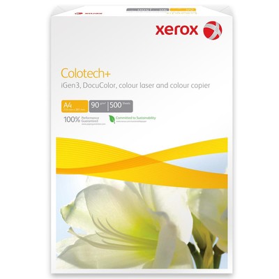 Бумага для цв.лазер.печ. XEROX COLOTECH PLUS (А4,90г,170CIE%) пачка 500л.