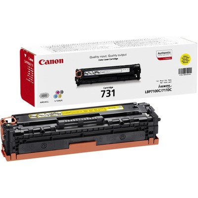 Картридж лазерный Canon Cartridge 731 (6269B002) жел. для LBP7100Cn/7110Cw