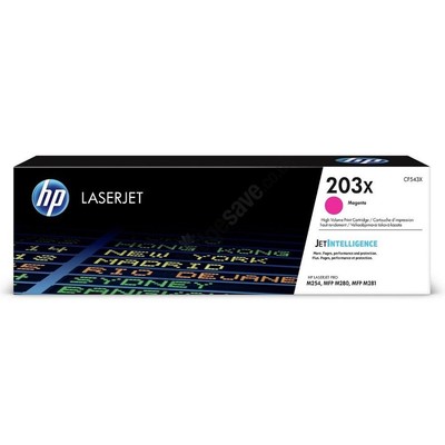 Картридж лазерный HP 203X CF543X пур. для CLJ Pro M254 MFP M280/281