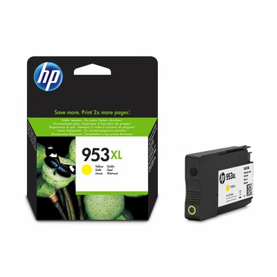 Картридж струйный HP 953XL F6U18AE жел. пов.емк. для OJ Pro 8210/8720