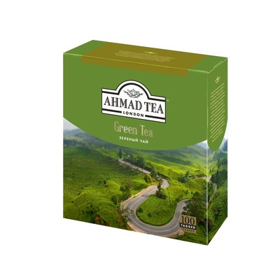 Чай Ahmad Green Tea зеленый 100пак/уп 478