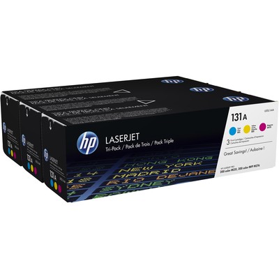 Картридж лазерный HP 131A U0SL1AM CMY для LJ Pro 200 (3шт)