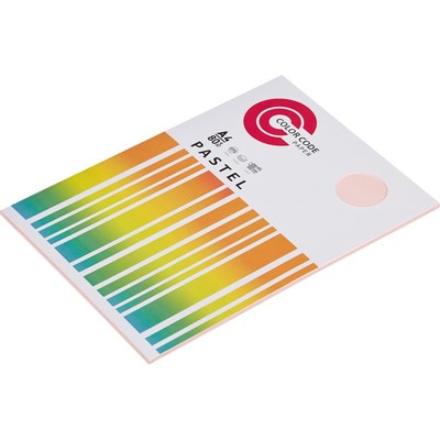 Бумага цветная ColorCode(персик пастель), 80гр, А4, 50 листов