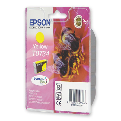 Картридж струйный Epson T0734 C13T10544A10 жел. для St С79