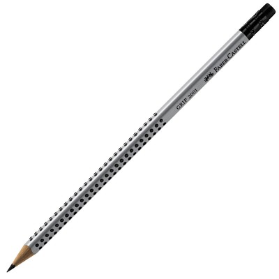 Карандаш чернографитный Faber-Castell GRIP 2001, НВ, с ласт /117200