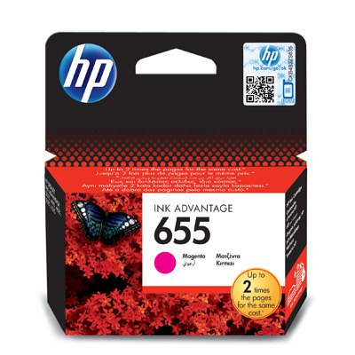 Картридж струйный HP 655 CZ111AE пурп. для DJ Ink Advantage 3525/4625/5525