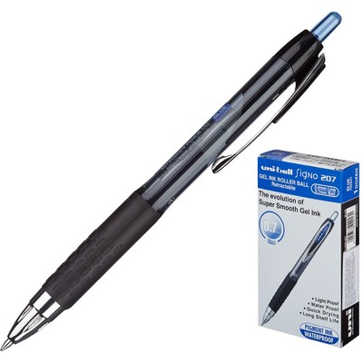 Ручка гелевая Uni Signo 0,4мм синий UMN-207