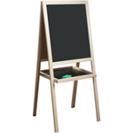 Мольберт детский двухсторонний для рисования, 46х54 см, деревянный