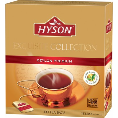 Чай HYSON черн. Exotic Collection Ceylon Premium 100 пак x 2гр/уп