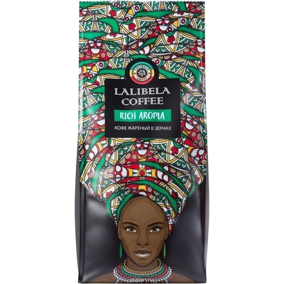 Кофе Lalibela coffee Rich Aroma в зернах, 500г