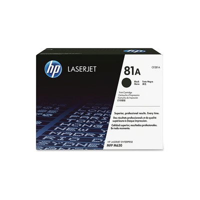 Картридж лазерный HP 81A CF281A чер. для LJ Enterprise MFP M630