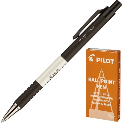 Ручка шариковая PILOT BPRK-10M автомат черный 0,32мм Япония
