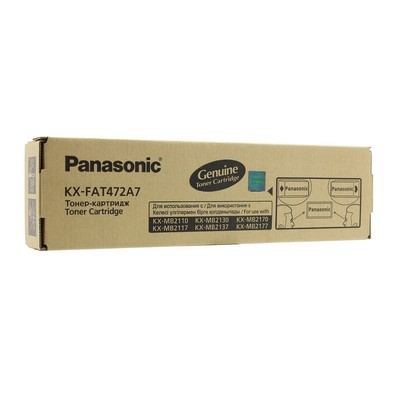 Тонер-картридж Panasonic KX-FAT472A7 чер. для KX-MB2110/2130/2170