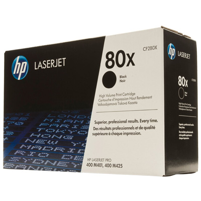 Картридж лазерный HP 80X CF280X чер. пов.емк. для LJ Pro M401/425
