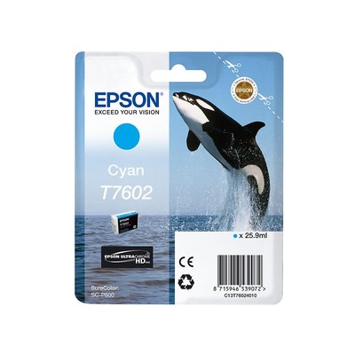 Картридж струйный Epson T760 C13T76024010 гол. для SC-P600