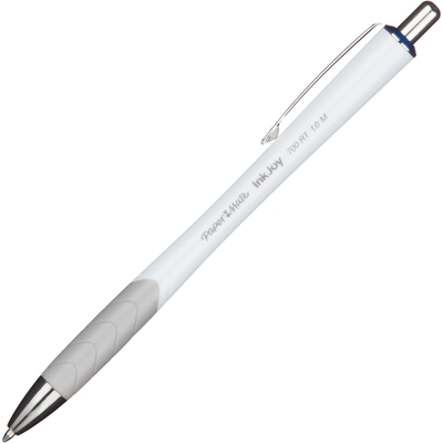 Ручка шариковая PAPER MATE InkJoy автомат.резин.манж.мет.клип синий ст.0,7м