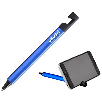 Ручка шариковая -держатель смартфона Attache Selection,0,7мм,корп.син.,синий