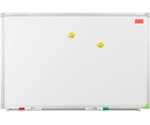 Белая настенная магнитно-маркерная доска Office Force, 90х60 см, с эмалевым покр ...