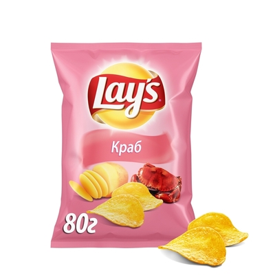 Чипсы Lays Краб 80г