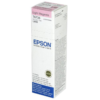 Контейнер с чернилами Epson T6736 C13T67364A св.пур. для L800