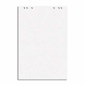 Упаковка из 5 блоков бумаги для флипчарта Attache, 67.5х98 см, в блоке 20 листов, белый